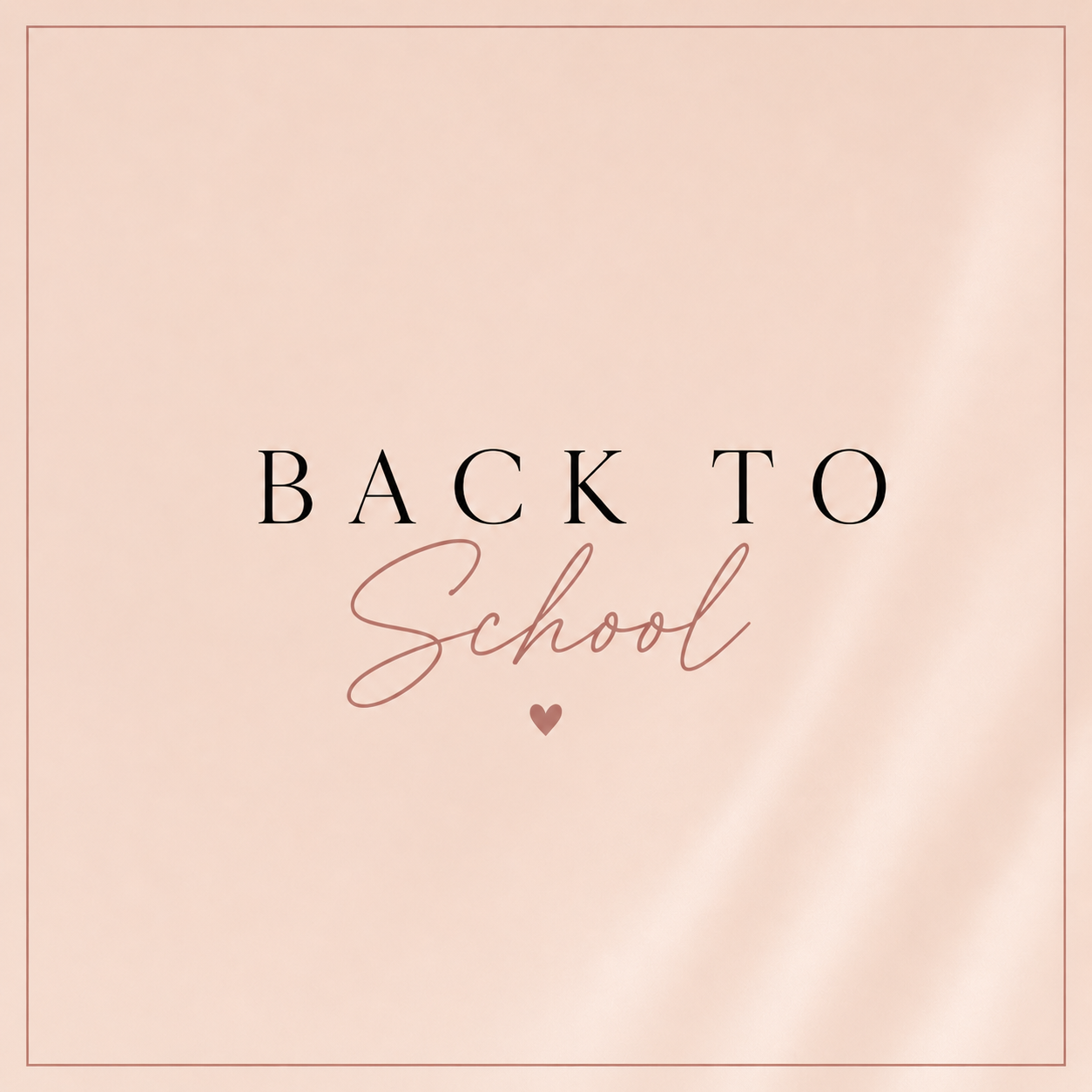 Back to School